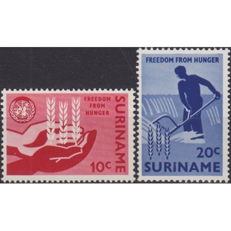 Surinamo pašto ženklai (1963). Kampanija prieš badą