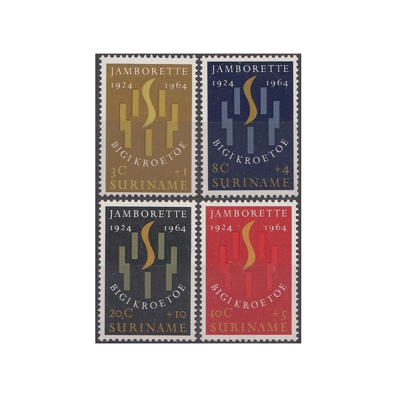 Surinam stamps (1964) for sale. Scout Movement