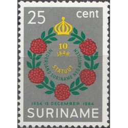 Surinamo pašto ženklai (1964). Nyderlandų Karalystės statutas