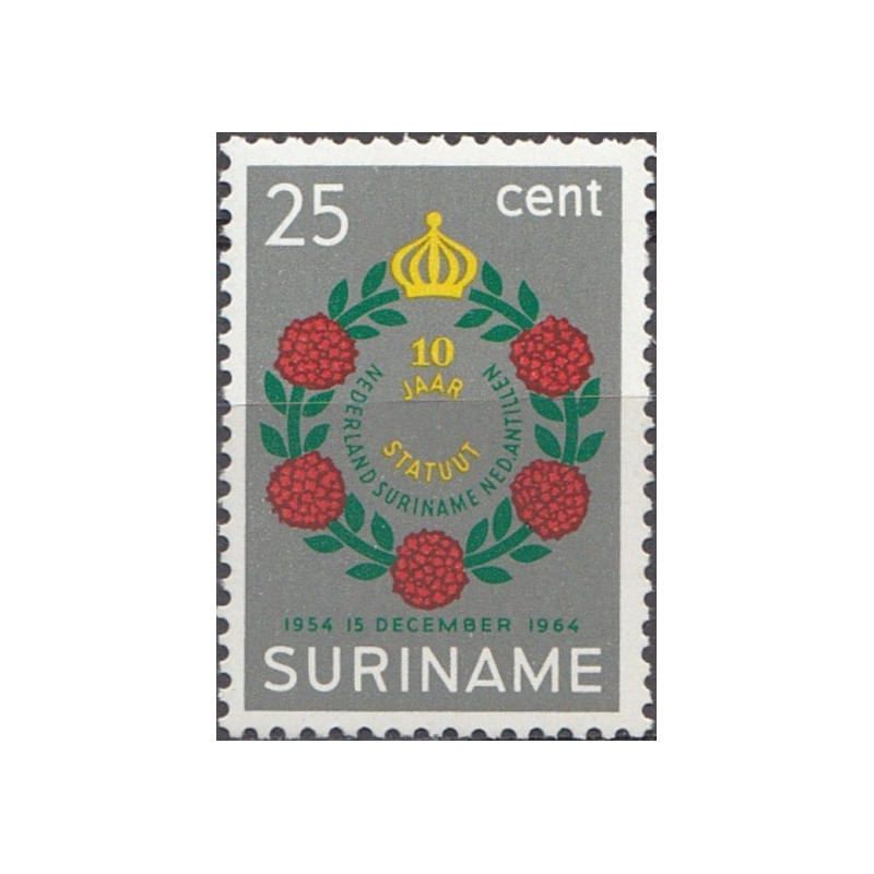 Surinam stamps (1964) for sale. Charter for the Kingdom of the Netherlands