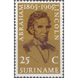 Surinamo pašto ženklai (1965). A. Linkolnas