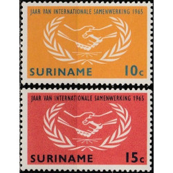 Surinamo pašto ženklai (1965). Tarptautiniai bendradarbiavimo metai