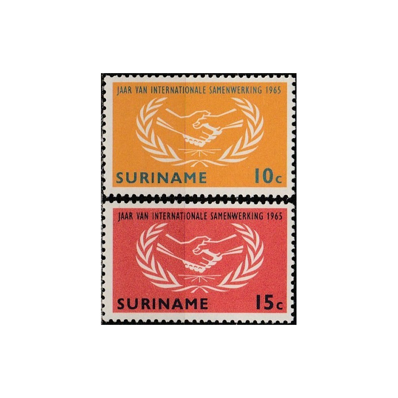 Surinamo pašto ženklai (1965). Tarptautiniai bendradarbiavimo metai