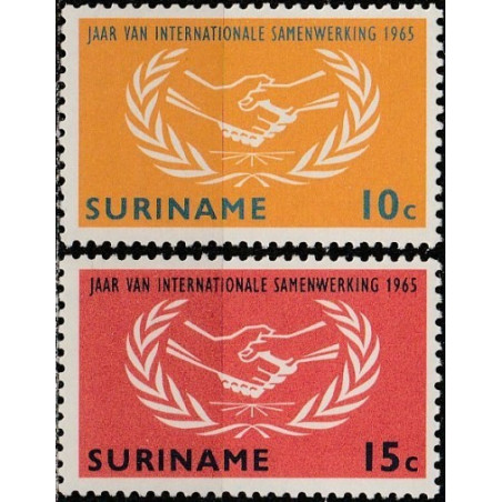 Surinamo pašto ženklai (1965). Tarptautiniai bendradarbiavimo metai