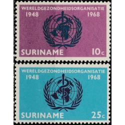 Surinam stamps (1968) for sale. World Health Organization