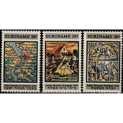 Surinamo pašto ženklai (1968). Žydų sinagoga