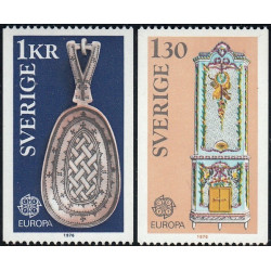 Švedijos pašto ženklai (1976). Amatininkų rankdarbiai