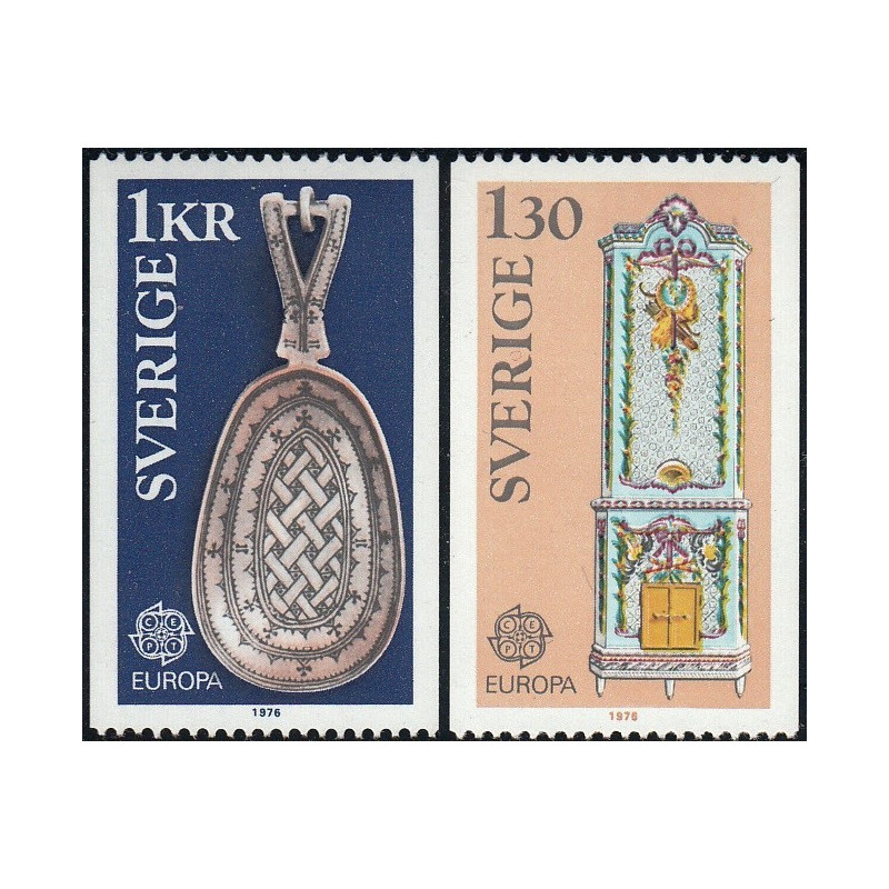 Sweden stamps (1976) for sale. Artisanal Handicrafts