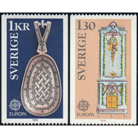 Sweden stamps (1976) for sale. Artisanal Handicrafts