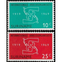 Surinam 1969. International Labour Organization anniversary