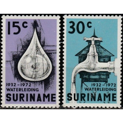 Surinamo pašto ženklai (1972). Vandentiekis