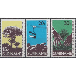 Surinamo pašto ženklai (1972). Miškininkystė