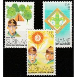 Surinam stamps (1974) for sale. Scout Movement