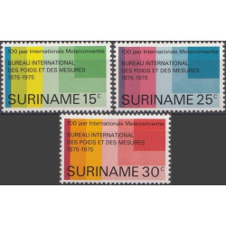 Surinam stamps (1975) for sale. Centenary Metre Convention