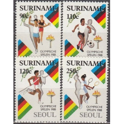 Surinamo pašto ženklai (1988). Seulo vasaros olimpinės žaidynės
