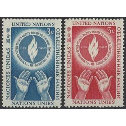 United Nations stamps (1953) for sale. Human rights