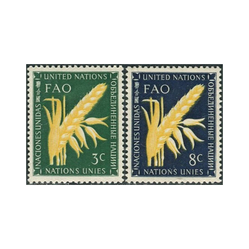 United Nations stamps (1954) for sale. Food and Agriculture Organization