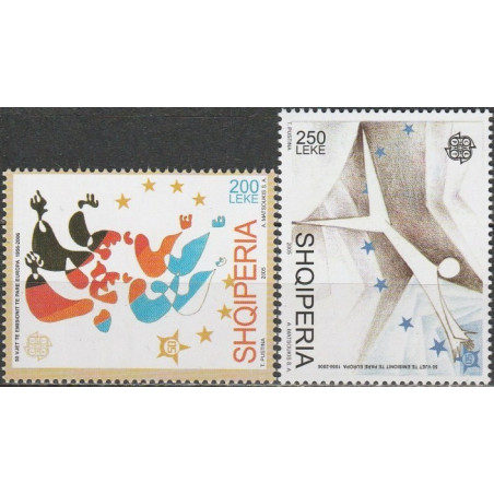 Albanijos pašto ženklai (2005). Serijai Europa - 50 metų