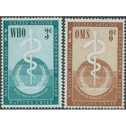 United Nations stamps (1956) for sale. World Health Organization