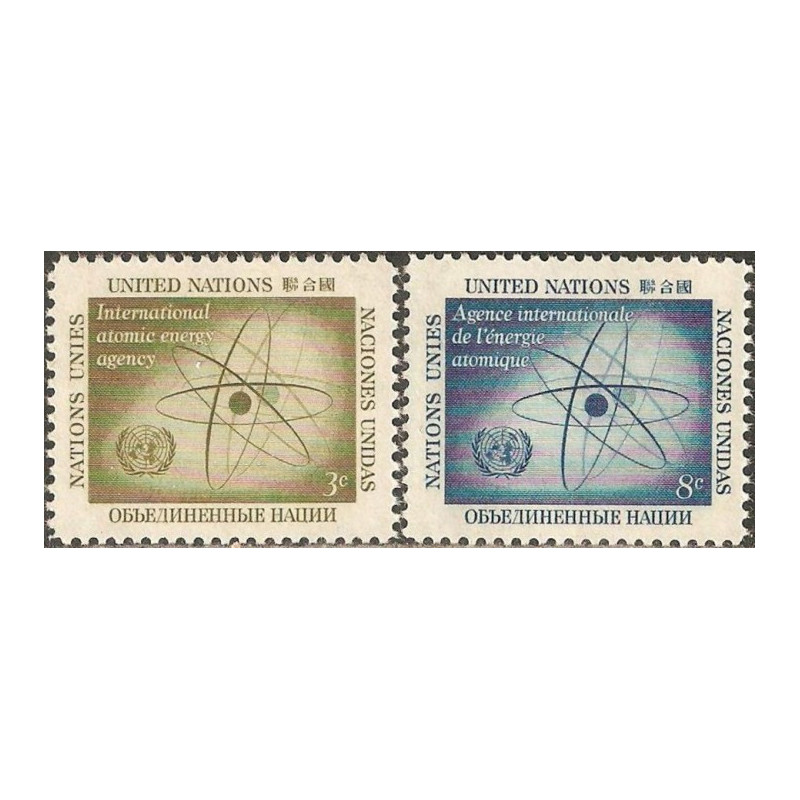 United Nations stamps (1958) for sale. International Atomic Energy Agency