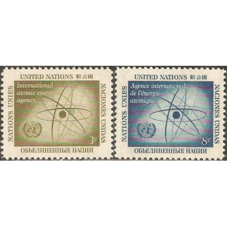 United Nations stamps (1958) for sale. International Atomic Energy Agency