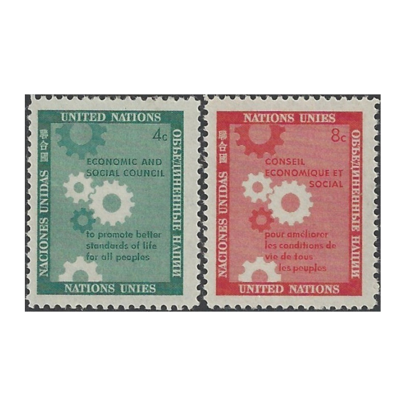 Jungtinės Tautos 1958. JT Ekonominė ir socialinė taryba (ECOSOC)