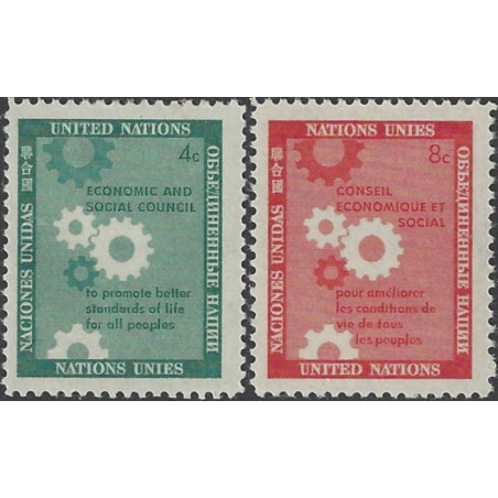 Jungtinės Tautos 1958. JT Ekonominė ir socialinė taryba (ECOSOC)