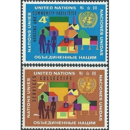 United Nations stamps (1962) for sale. Housing