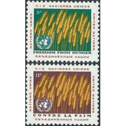 United Nations stamps (1963) for sale. Freedom from hunger