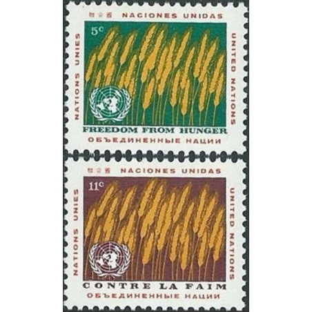 United Nations stamps (1963) for sale. Freedom from hunger