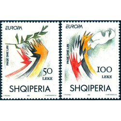 Albanijos pašto ženklai (1995). Taika ir laisvė