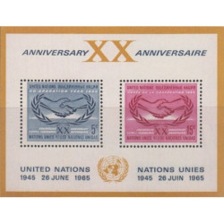 United Nations stamps (1965) for sale. International Co-operation Year
