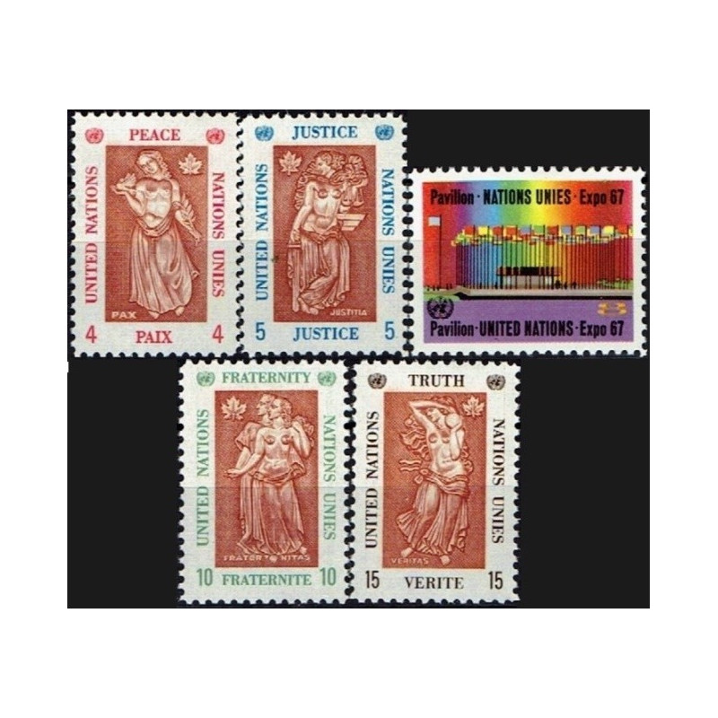 Jungtinių Tautų pašto ženklai (1967). Pasaulinė paroda Expo