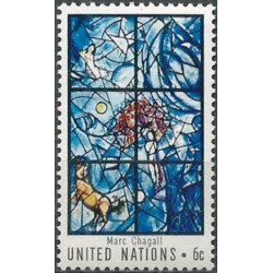 United Nations stamps (1967) for sale. Painting on glass