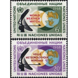 United Nations stamps (1968) for sale. Meteorology