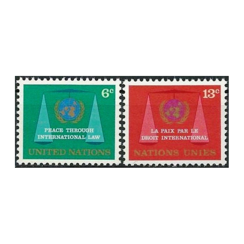 Jungtinių Tautų pašto ženklai (1969). Žmogaus teisės