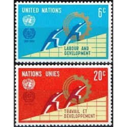 United Nations stamps (1969) for sale. International Labour Organization