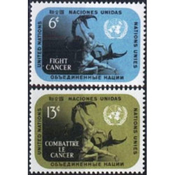 United Nations stamps (1970) for sale. Fight cancer