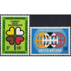 Jungtinių Tautų pašto ženklai (1971). Kova su rasizmu