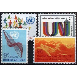 United Nations stamps (1972) for sale. UN symbols