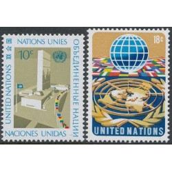 United Nations stamps (1974) for sale. UN symbols