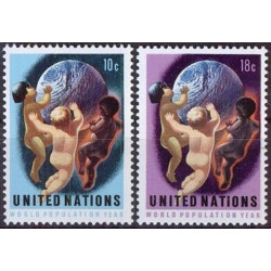 United Nations stamps (1974) for sale. World Population Year