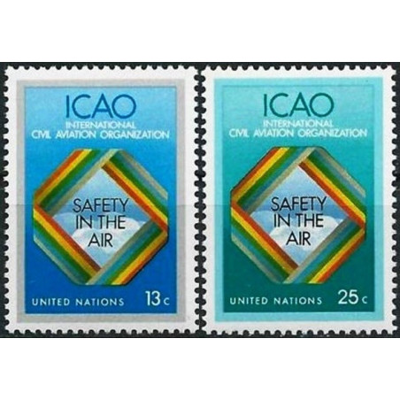 Jungtinių Tautų pašto ženklai (1978). Aviacijos saugumas