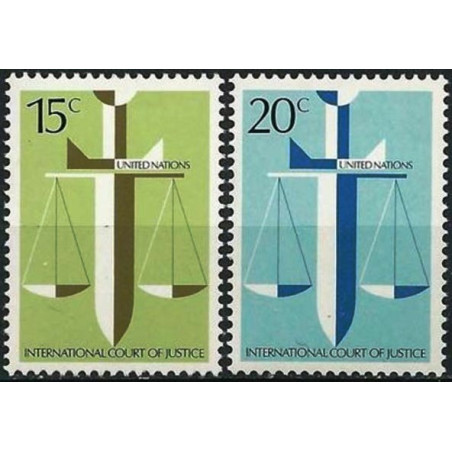 United Nations stamps (1979) for sale. International Court of Justice