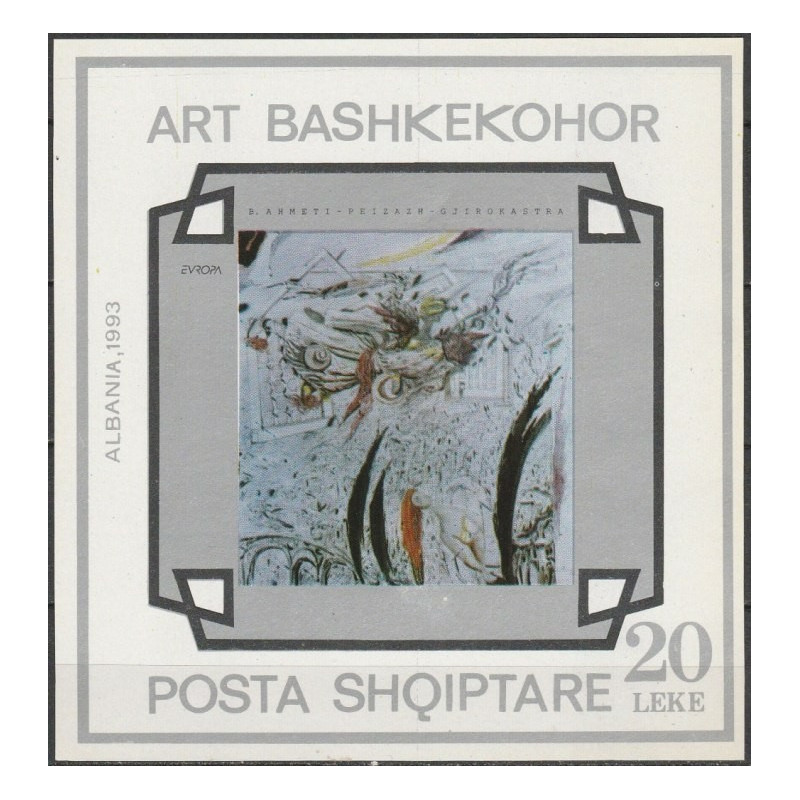 Albanijos pašto ženklai (1993). Šiuolaikinis menas: paveikslai