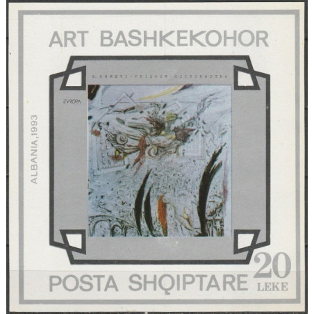 Albanijos pašto ženklai (1993). Šiuolaikinis menas: paveikslai