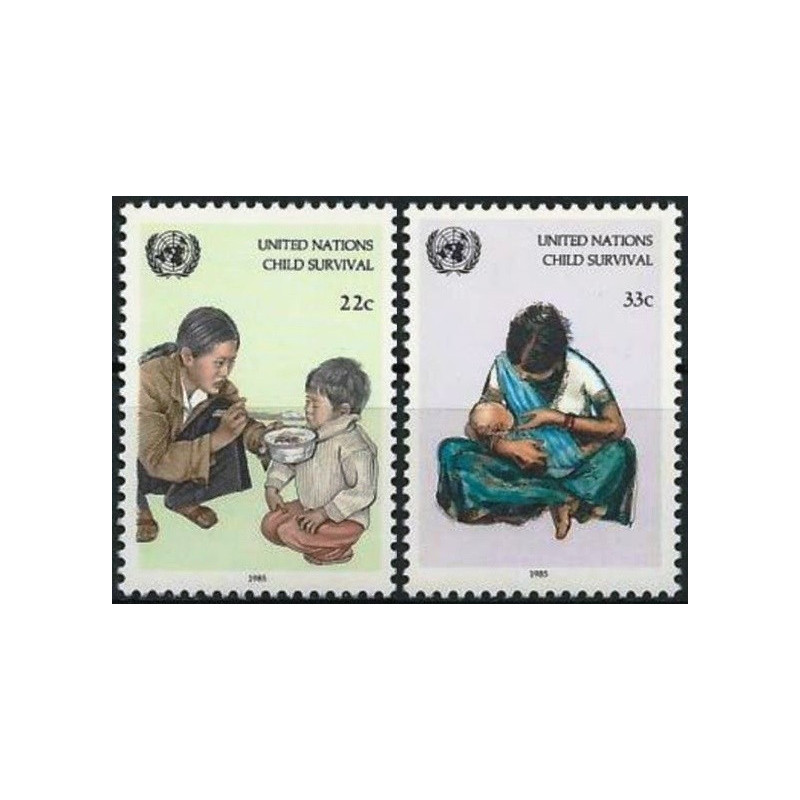 United Nations stamps (1985) for sale. Children