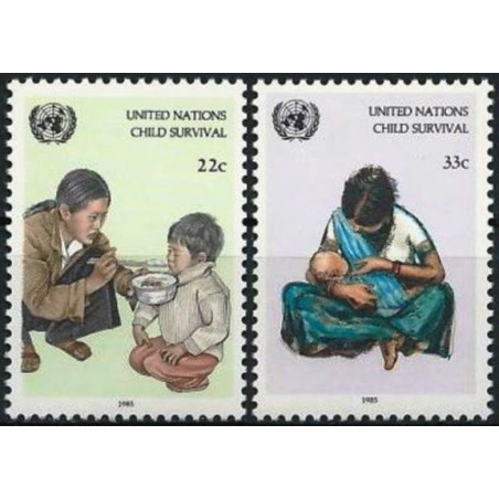 United Nations stamps (1985) for sale. Children