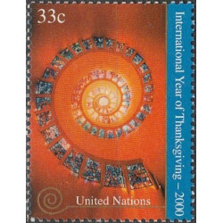 United Nations stamps (2000) for sale. International Year of Thanksgiving