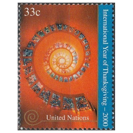 United Nations stamps (2000) for sale. International Year of Thanksgiving